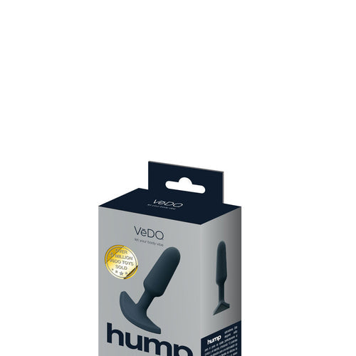 VEDO HUMP SILICONE ANAL PLUG BLACK - VIA0308
