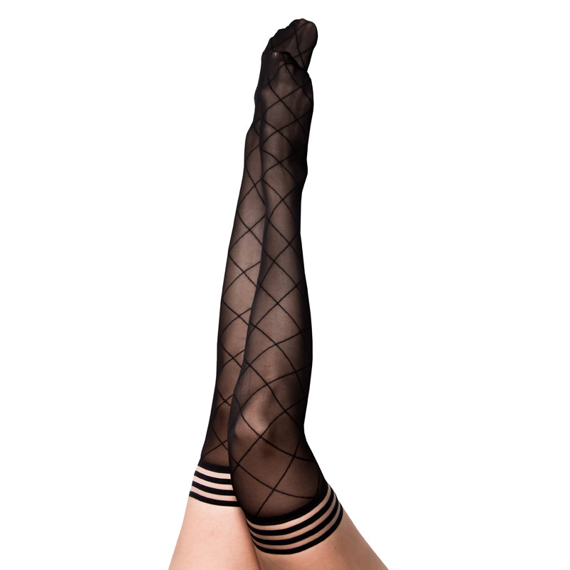 Kixies Anna Black large diamond-Pinkfoxxx