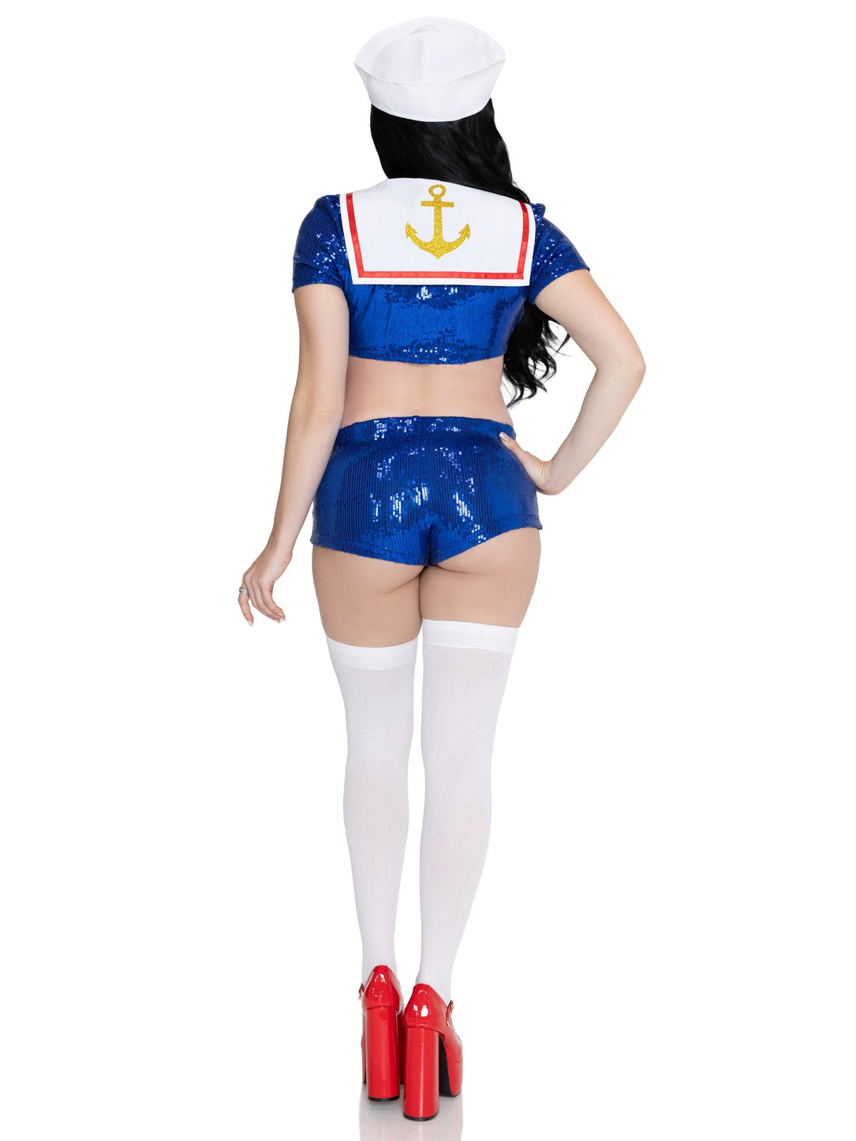 Sequin Sailor Costume - LA87368   03825