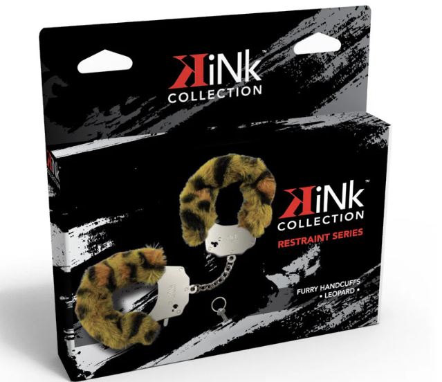 KINK COLLECTION FURRY HANDCUFF LEOPARD - FRKINK002008
