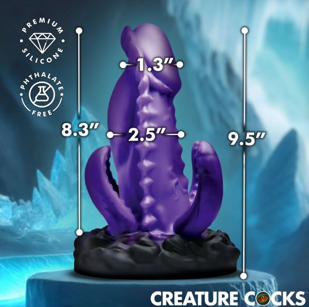CREATURE COCK LEVIATHAN SILICONE DILDO - XRAH890