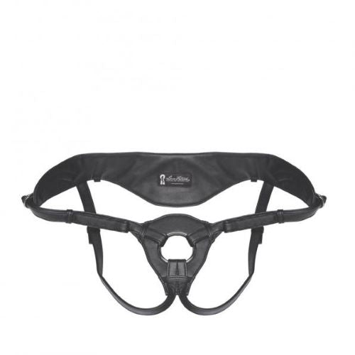 PATENT LEATHER STRAP ON HARNESS - ELLF1360BLK