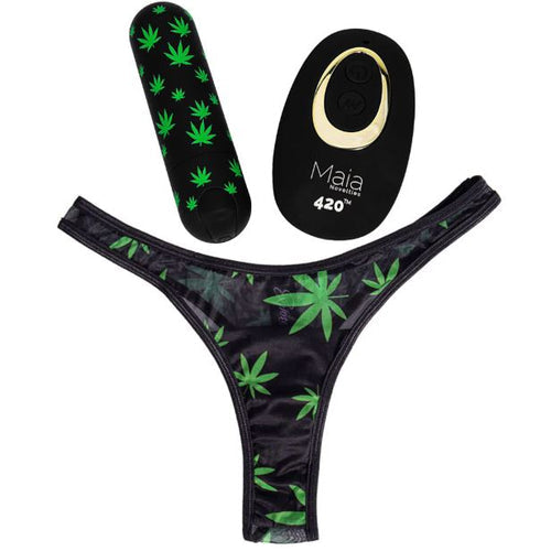JESSI 420 REMOTE PANTY VIBE S/M - MTRM330LF4SM