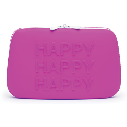 HAPPY RABBIT HAPPY LARGE PURPLE SILICONE ZIP STORAGE BAG - LH73140