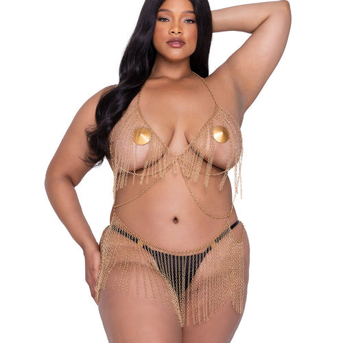 LI645 - Fringe Fetish Body Chain