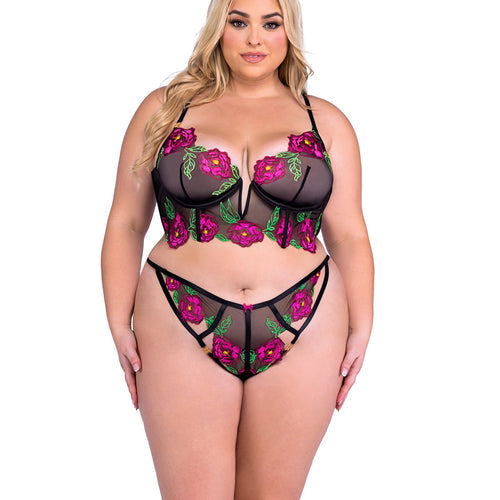 LI682 - Peony Paradise 2-Piece Bra Set