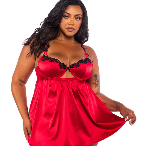 LI758 - Love & Lust Babydoll 2-Piece Set