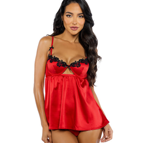 LI758 - Love & Lust Babydoll 2-Piece Set