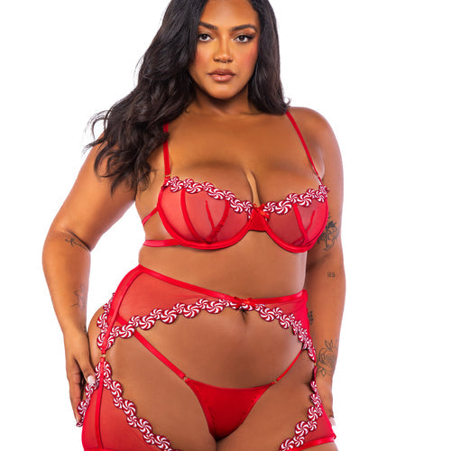 LI763 - Peppermint Kiss 3-Piece Chaps Set