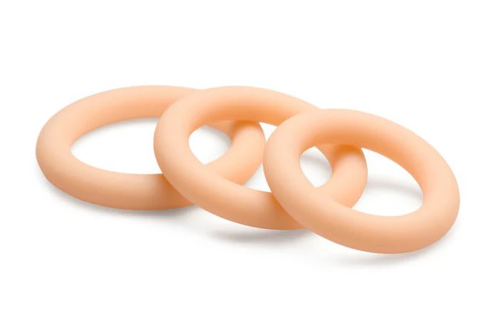 JOCK DISCREET SILICONE COCK RING SET LIGHT - CN09095210
