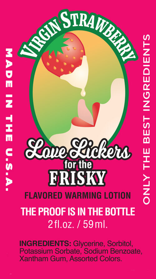 LOVE LICKERS VIRGIN STRAWBERRY 2OZ