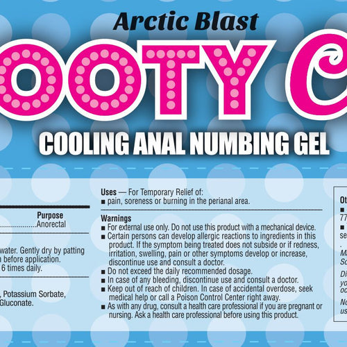 BOOTY CALL ARCTIC BLAST ANAL NUMBING & COOLING GEL