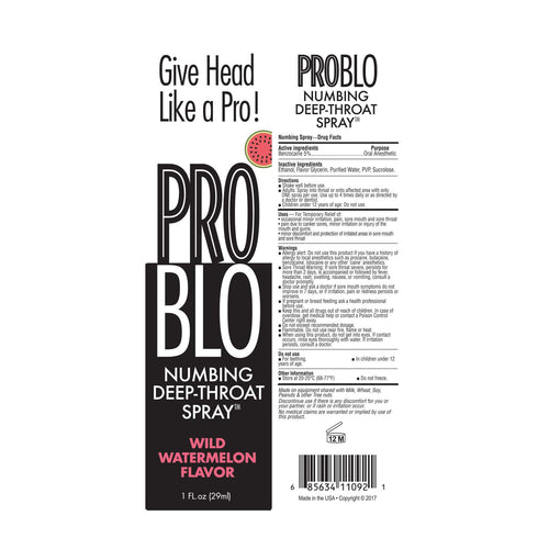PROBLO DEEP THROAT SPRAY WATERMELON