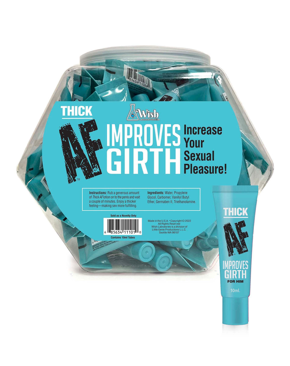 THICK AF FISHBOWL 65 PACK GIRTH CREAM 10ML