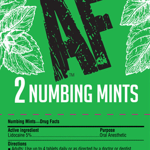 NUMBING MINTS 100PC FISHBOWL