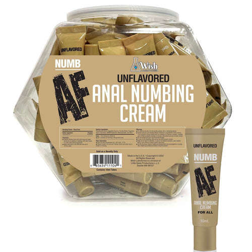 NUMB AF FISHBOWL 65 PACK ANAL DESENSITIZER UNFLAVORED 10ML