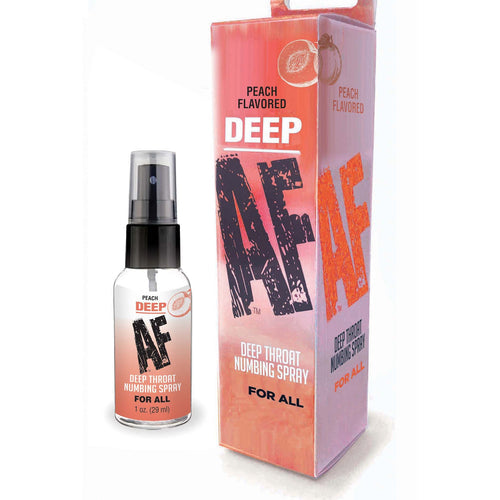 DEEP AF NUMBING THROAT SPRAY PEACH