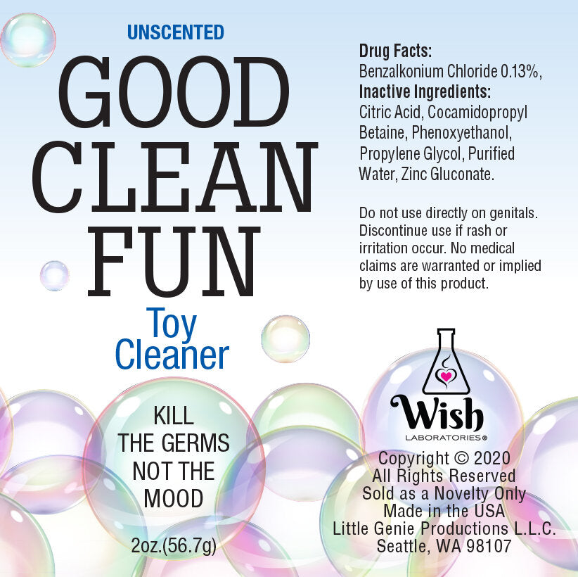 GOOD CLEAN FUN UNSCENTED 2 OZ CLEANER