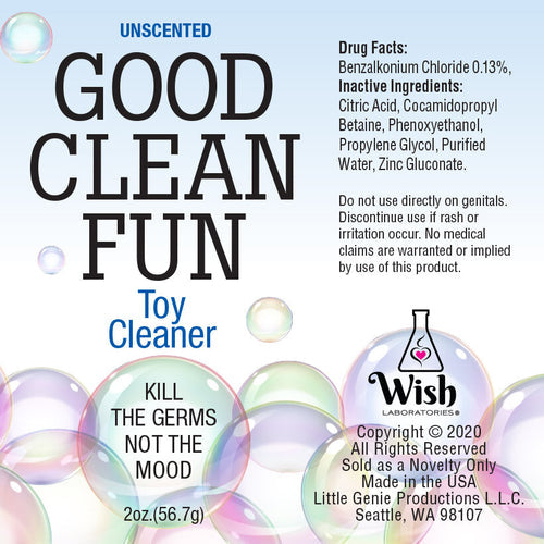 GOOD CLEAN FUN UNSCENTED 2 OZ CLEANER