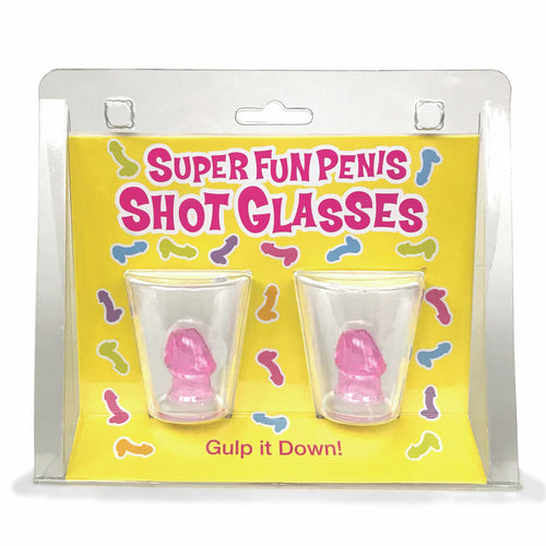 SUPER FUN PENIS SHOT GLASSES 2CT