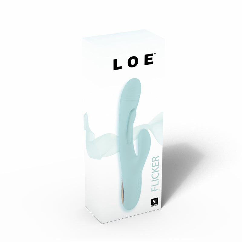 LOE FLICKER RABBIT VIBRATOR - FRLOE021922