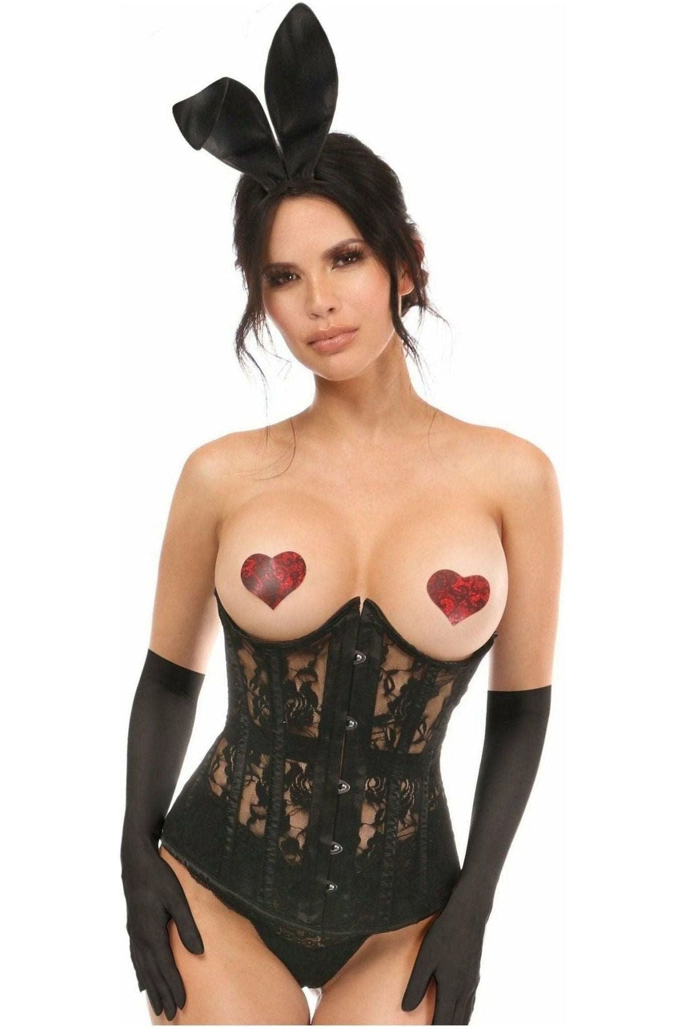 Lavish 4 PC Daring Bunny Corset Costume