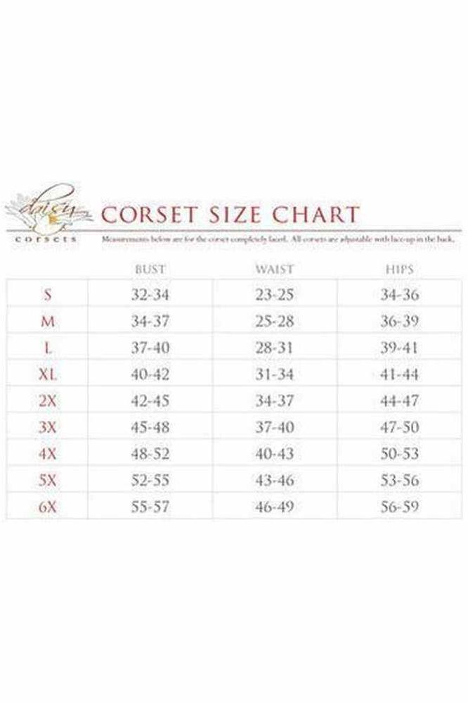 Lavish 4 PC Patent French Maid Corset Dress Costume