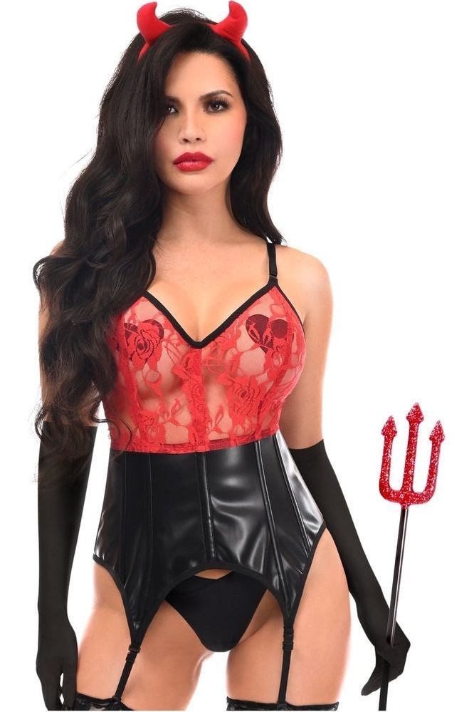 Lavish 4 PC Sexy Devil Lingerie Costume
