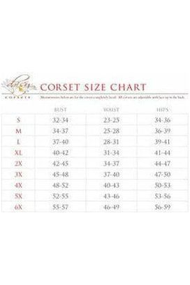 Lavish 5 PC Officer Frisky Corset Costume