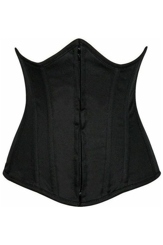 Lavish Black Cotton Underbust Corset