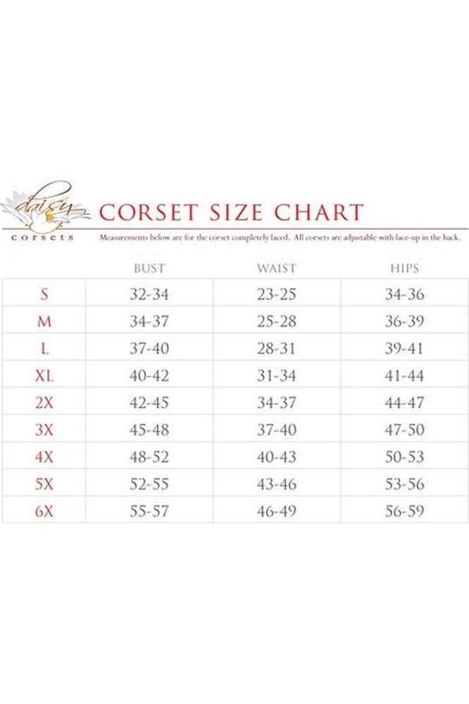 Lavish Lt Pink Lycra & Lace Hook & Eye Stretch Underbust Corset