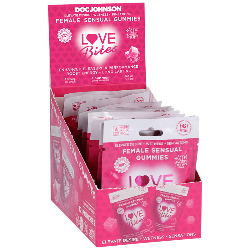 Love Bites Enhancement Gummies 2-Pack 12-Piece Display-Pinkfoxxx