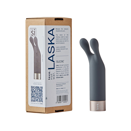 Love Not War Laska Head Grey-Pinkfoxxx