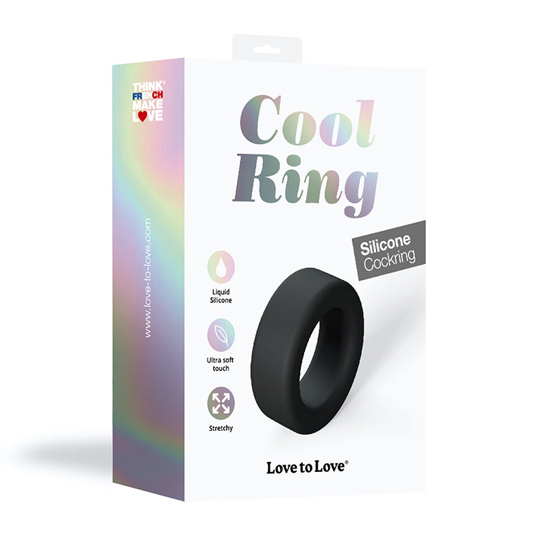 Love to Love Cool Ring Silicone Cockring-Pinkfoxxx