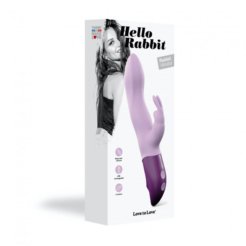 Love to Love Hello Rabbit Rechargeable Rabbit Vibrator-Pinkfoxxx