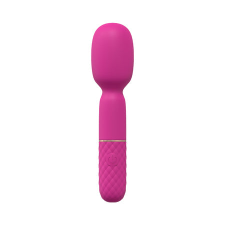 LoveLine Bella 10 Speed Vibrating Mini-Wand Silicone Rechargeable Waterproof-Pinkfoxxx