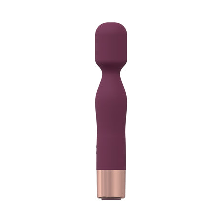 LoveLine Glamour 10 Speed Mini-Wand Silicone Rechargeable Waterproof-Pinkfoxxx