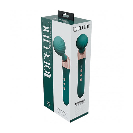 LoveLine Serenity Wand Silicone Rechargeable Splashproof-Pinkfoxxx