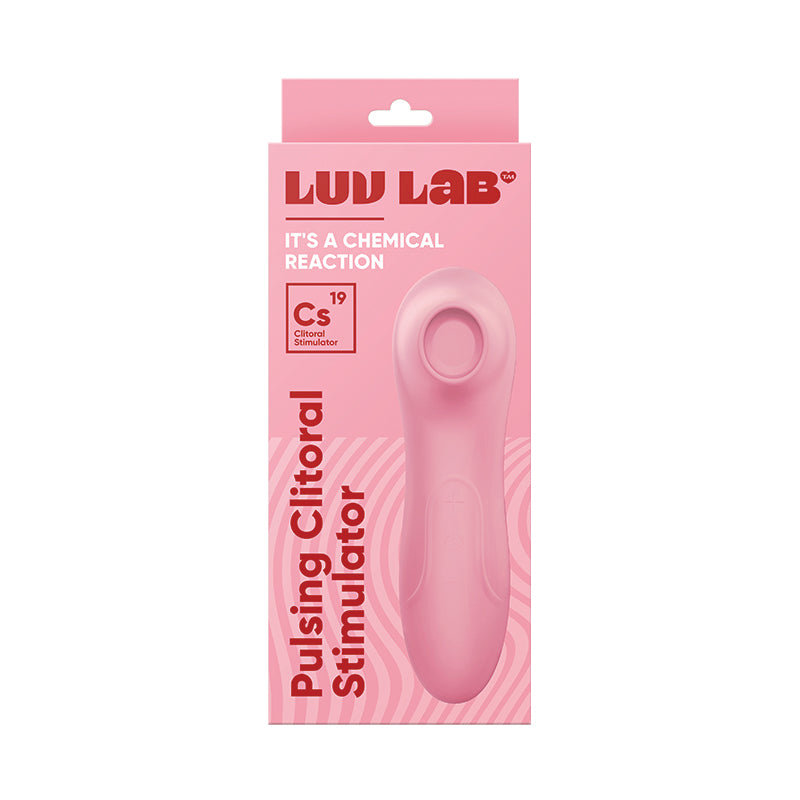 Luv Inc Cs19 Pulsing Clitoral Stimulator Rechargeable Silicone-Pinkfoxxx