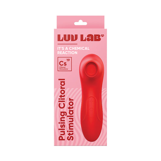 Luv Inc Cs19 Pulsing Clitoral Stimulator Rechargeable Silicone-Pinkfoxxx