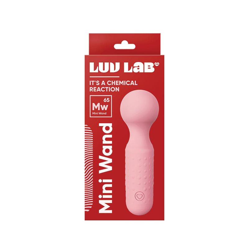 Luv Inc Mw65 Mini Wand Rechargeable Flexible Silicone Vibrator-Pinkfoxxx