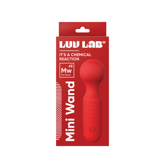 Luv Inc Mw65 Mini Wand Rechargeable Flexible Silicone Vibrator-Pinkfoxxx