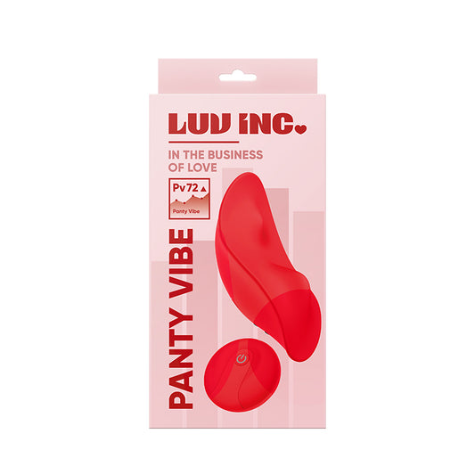 Luv Inc Pv72 Panty Vibe Rechargeable Remote-Controlled Silicone Wearable Vibrator-Pinkfoxxx