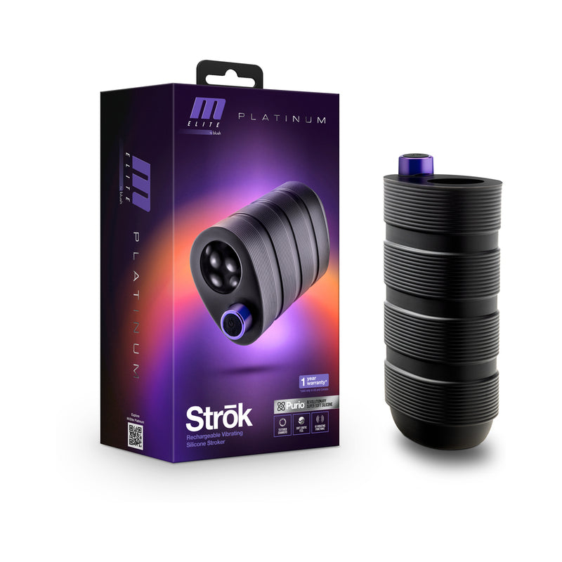 M Elite Platinum Strok Black-Pinkfoxxx