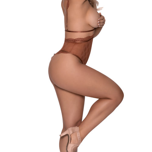 CARAMEL KISS CUPLESS TEDDY CARAMEL S/M