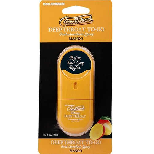 GODHEAD DEEP THROAT SPRAY TO GO MANGO