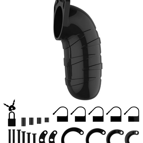 MANCAGE CHASTITY 5.5IN BLACK MODEL 05 - SHTMCG005BLK