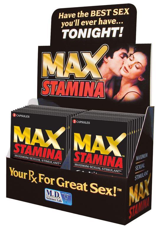 MAX STAMINA 24PC DISPLAY - MDMST2D
