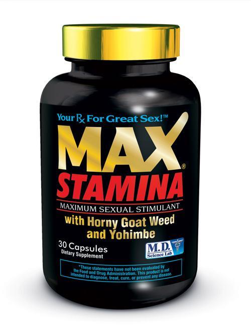 MAX STAMINA 30PC BOTTLE - MDMST30