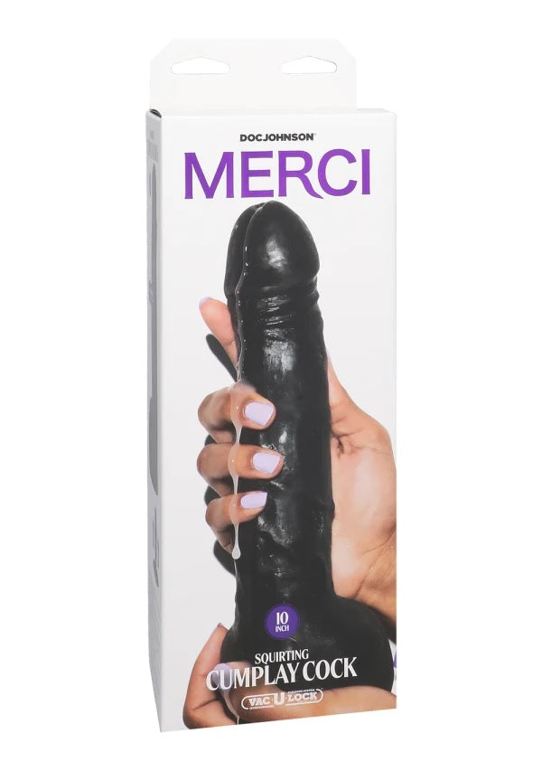 MERCI SQUIRTING CUMPLAY COCK BLACK